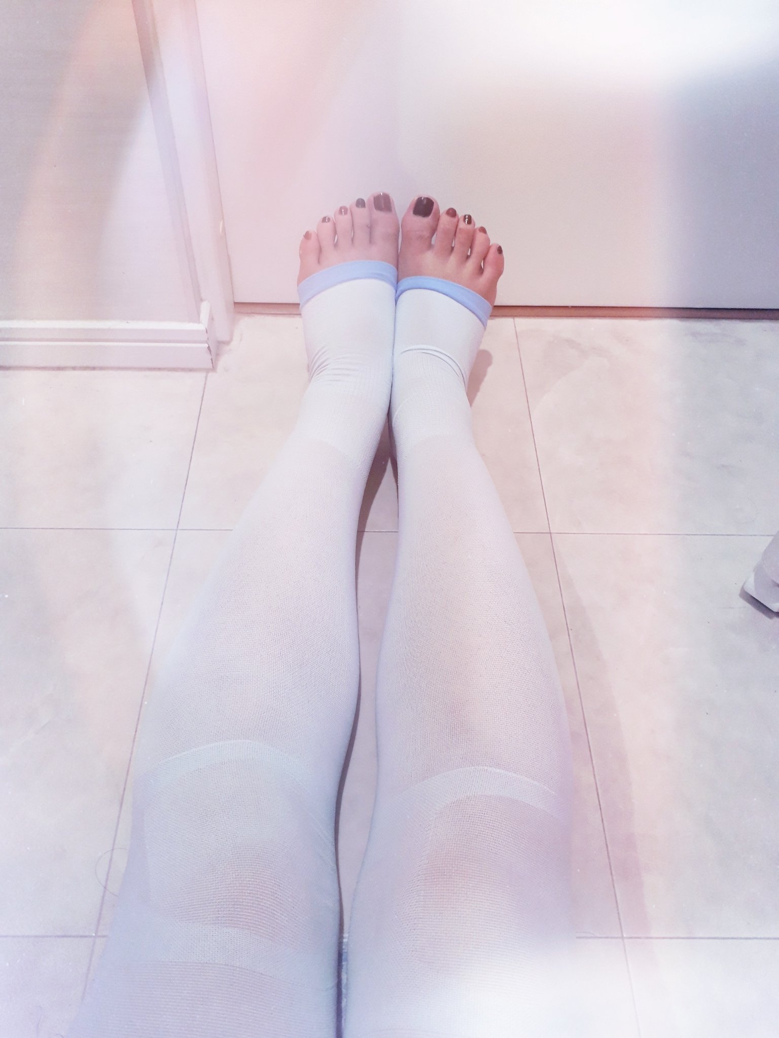 寝ながらメディキュット スーパークールスパッツ 骨盤テーピング付き/メディキュット/着圧ソックス・レギンスを使ったクチコミ（2枚目）