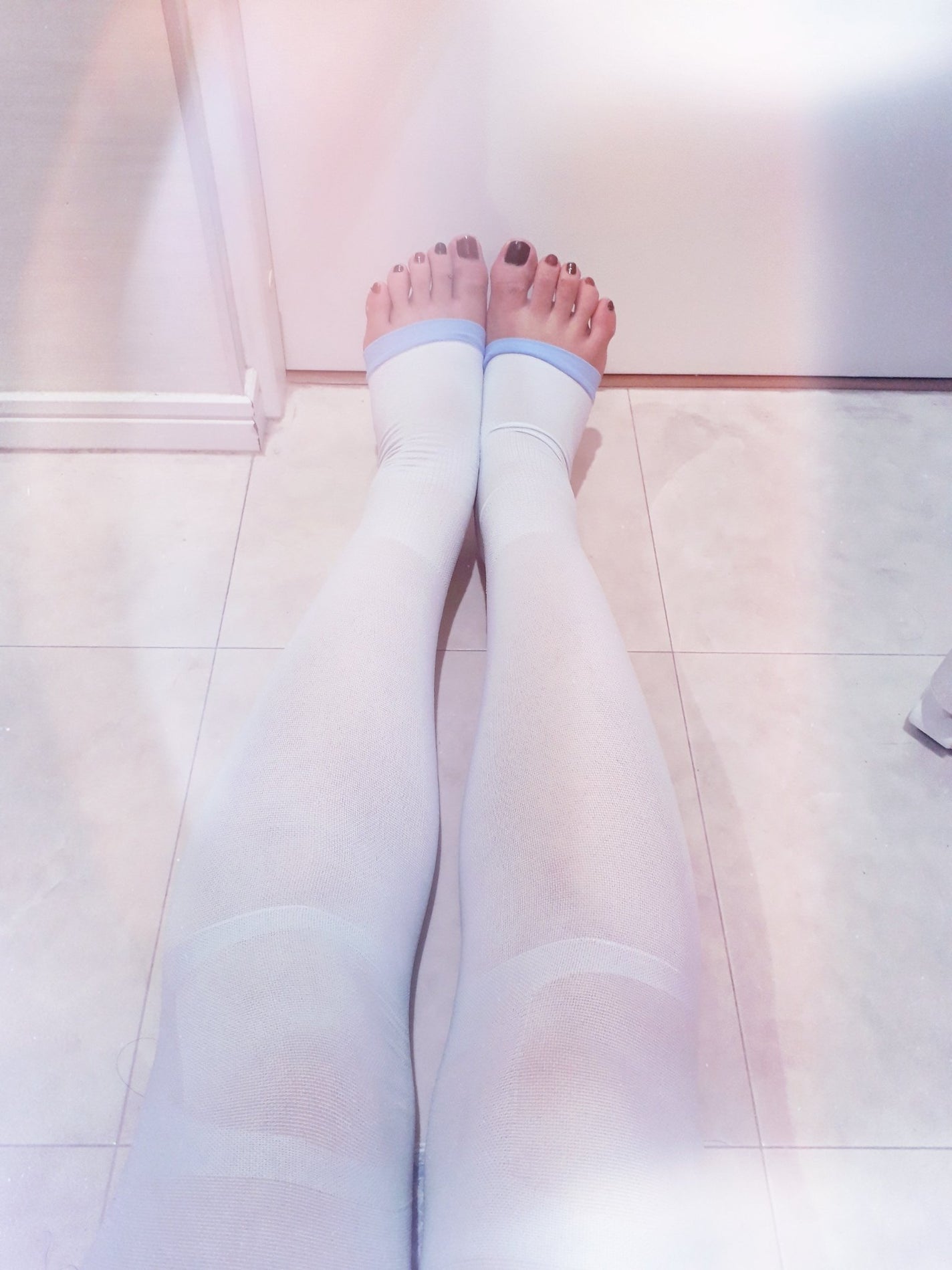 寝ながらメディキュット スーパークールスパッツ 骨盤テーピング付き/メディキュット/着圧ソックス・レギンスを使ったクチコミ(2枚目)