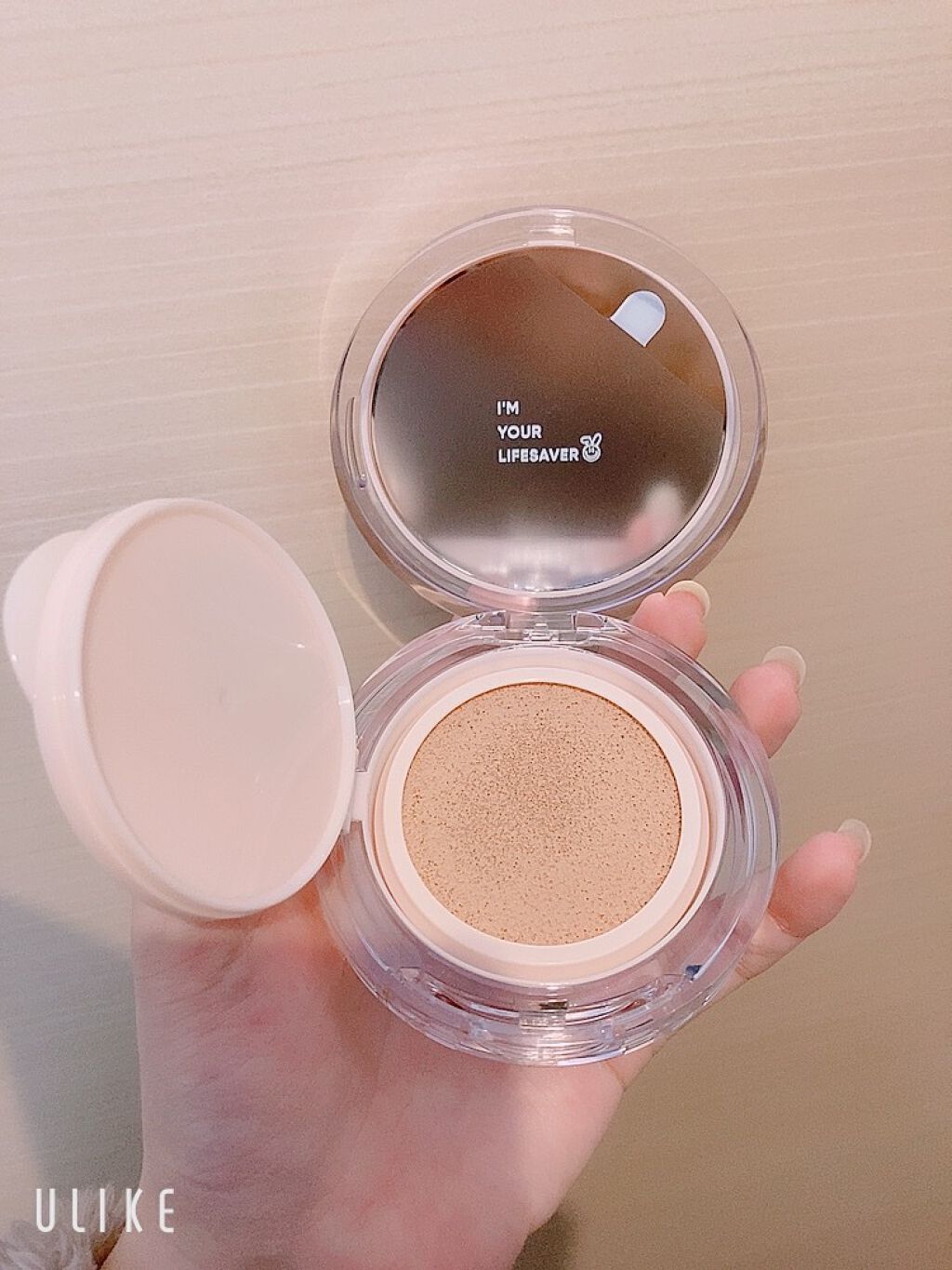 スキンチューンヴィーガンカバークッション 02ヌードチューン/AMUSE/クッションファンデーションを使ったクチコミ（3枚目）