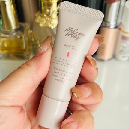 メイクミーハッピー ネイルオイル momo oolong/キャンメイク/ネイルオイル・トリートメントを使ったクチコミ(2枚目)