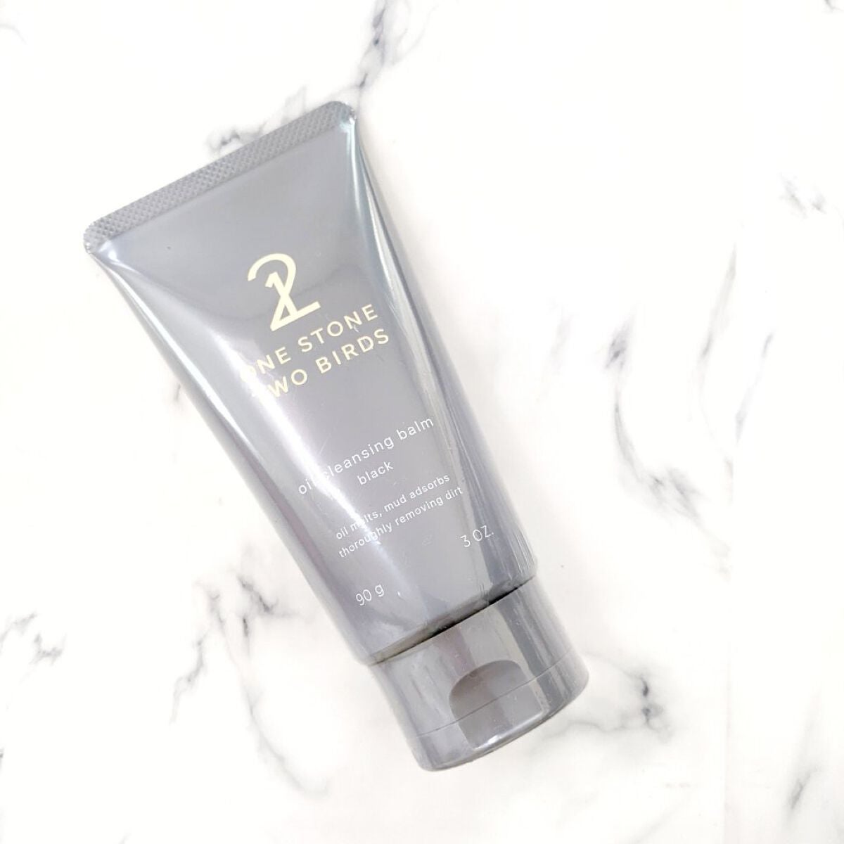 オイルクレンジングバーム ブラック/ONE STONE TWO BIRDS/クレンジングバームを使ったクチコミ(1枚目)