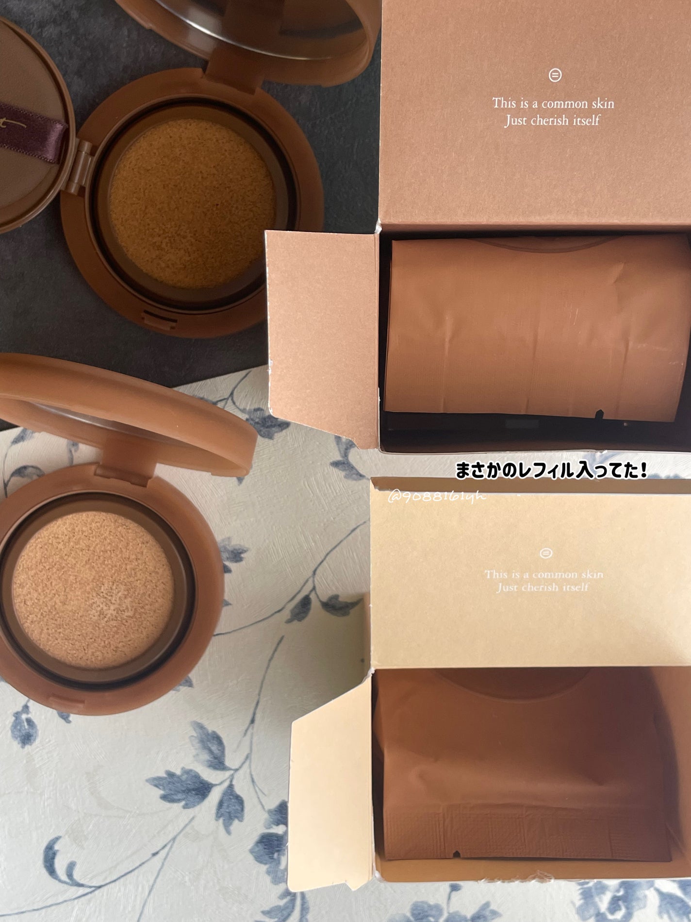 コモンスキンクッション/ROSEPROJECT/クッションファンデーションを使ったクチコミ(4枚目)