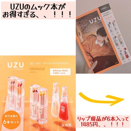 38°c/99°F   LIP COLLECTION BOOK RED edition/宝島社/雑誌を使ったクチコミ(1枚目)