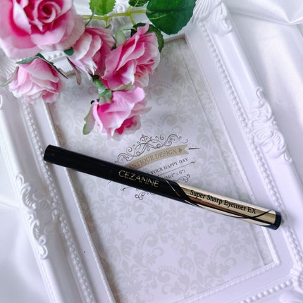 極細アイライナーEX/CEZANNE/リキッドアイライナーを使ったクチコミ(1枚目)