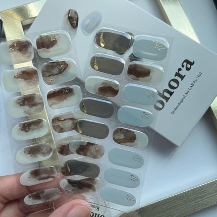 セミキュアジェルネイル(ハンド)/ohora/ネイルシールを使ったクチコミ(2枚目)