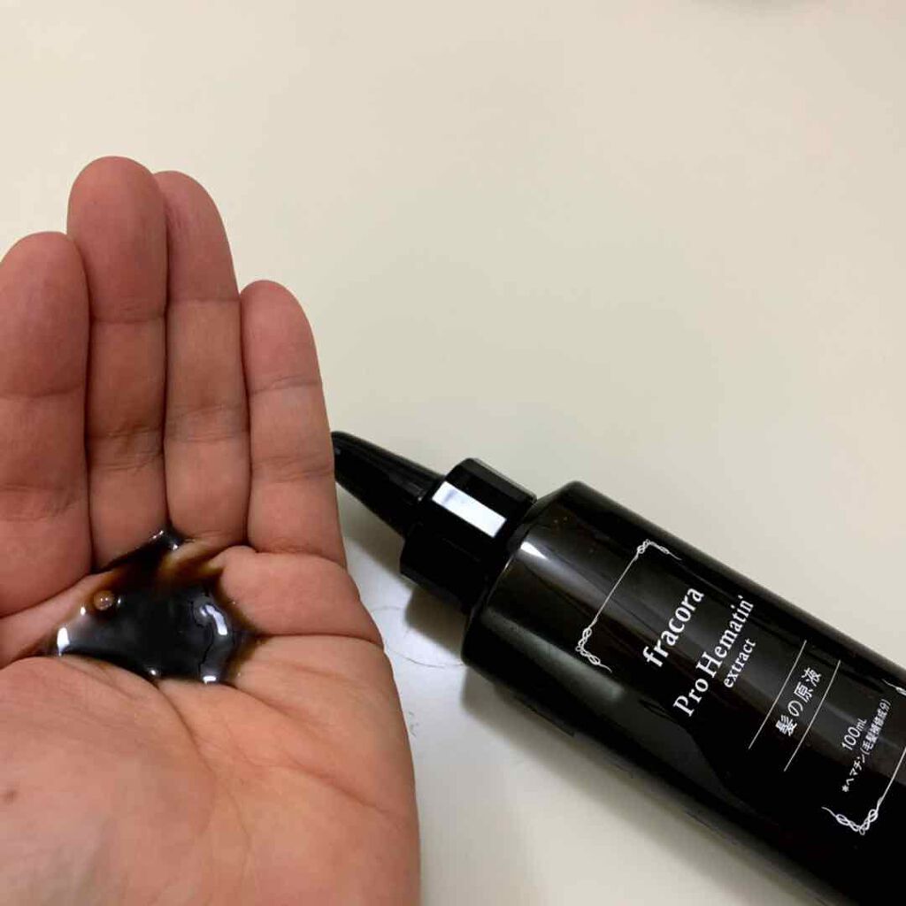 プロヘマチン原液/fracora/洗い流すヘアトリートメントを使ったクチコミ（3枚目）