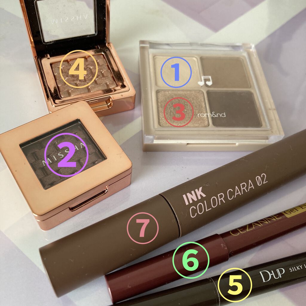 ベターザンアイズ ミュージックシリーズ/rom&nd/アイシャドウパレットを使ったクチコミ（2枚目）