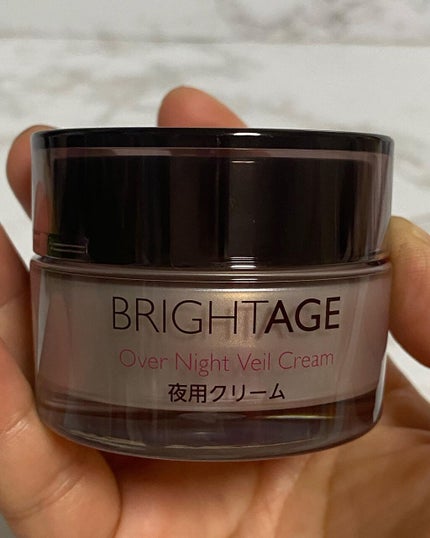 オーバーナイト ヴェールクリーム/BRIGHTAGE/フェイスクリームを使ったクチコミ(2枚目)