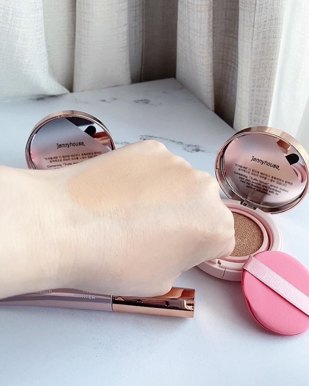 ウルトラフィットセラムクッション/jenny house/クッションファンデーションを使ったクチコミ(5枚目)