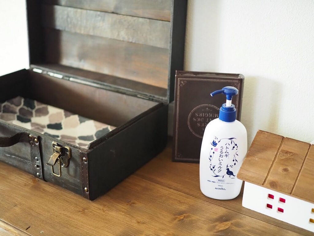 ハトムギうるおいミルク/アロヴィヴィ/乳液を使ったクチコミ(4枚目)