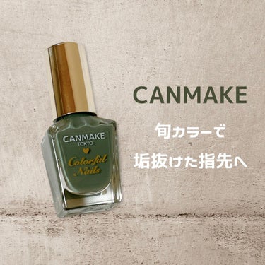 CANMAKE
カラフルネイルズ
N12 アーモンドグリーン


今年流行色のグリーンで、少しくすんだモスグリーンが秋を先取り。

大人っぽくモード感もあり、単色ベタ塗りなのに何故かオシャレな指先になり
