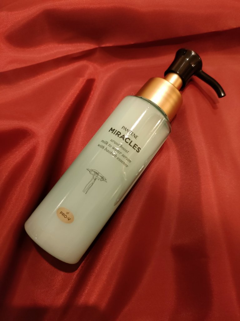 ミラクルズ うるおいブーストミルクウォーターセラム/パンテーン/アウトバストリートメントを使ったクチコミ（1枚目）