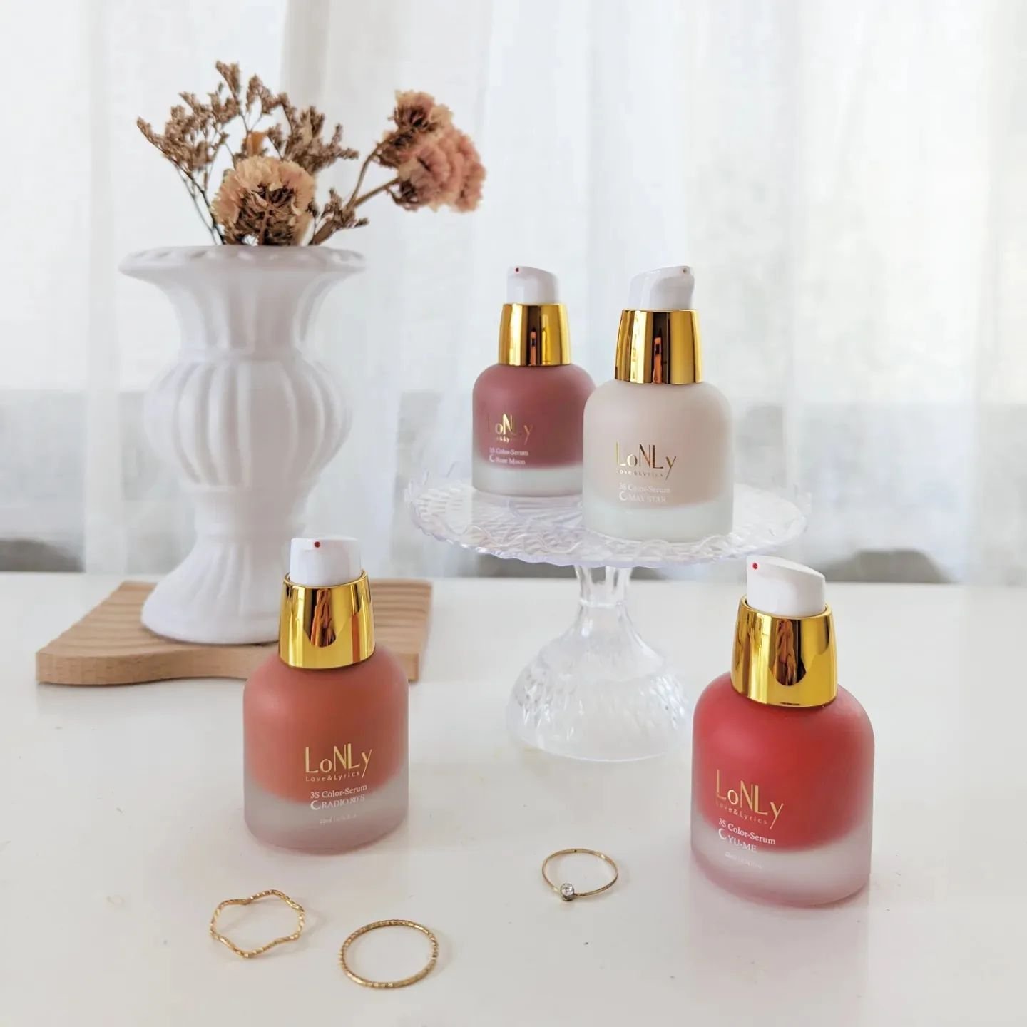 3S カラーセラム/LoNLy /リキッドチークを使ったクチコミ（2枚目）