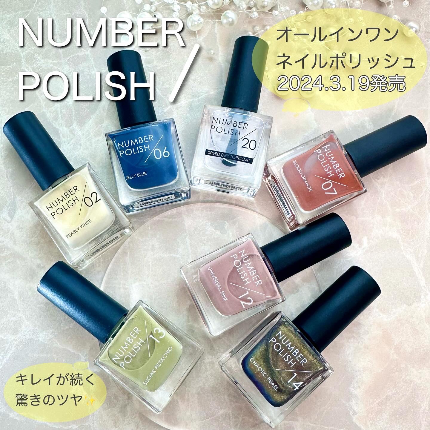 NUMBER POLISH　20 スピードドライトップコート/D-UP/ネイルトップコートを使ったクチコミ（1枚目）