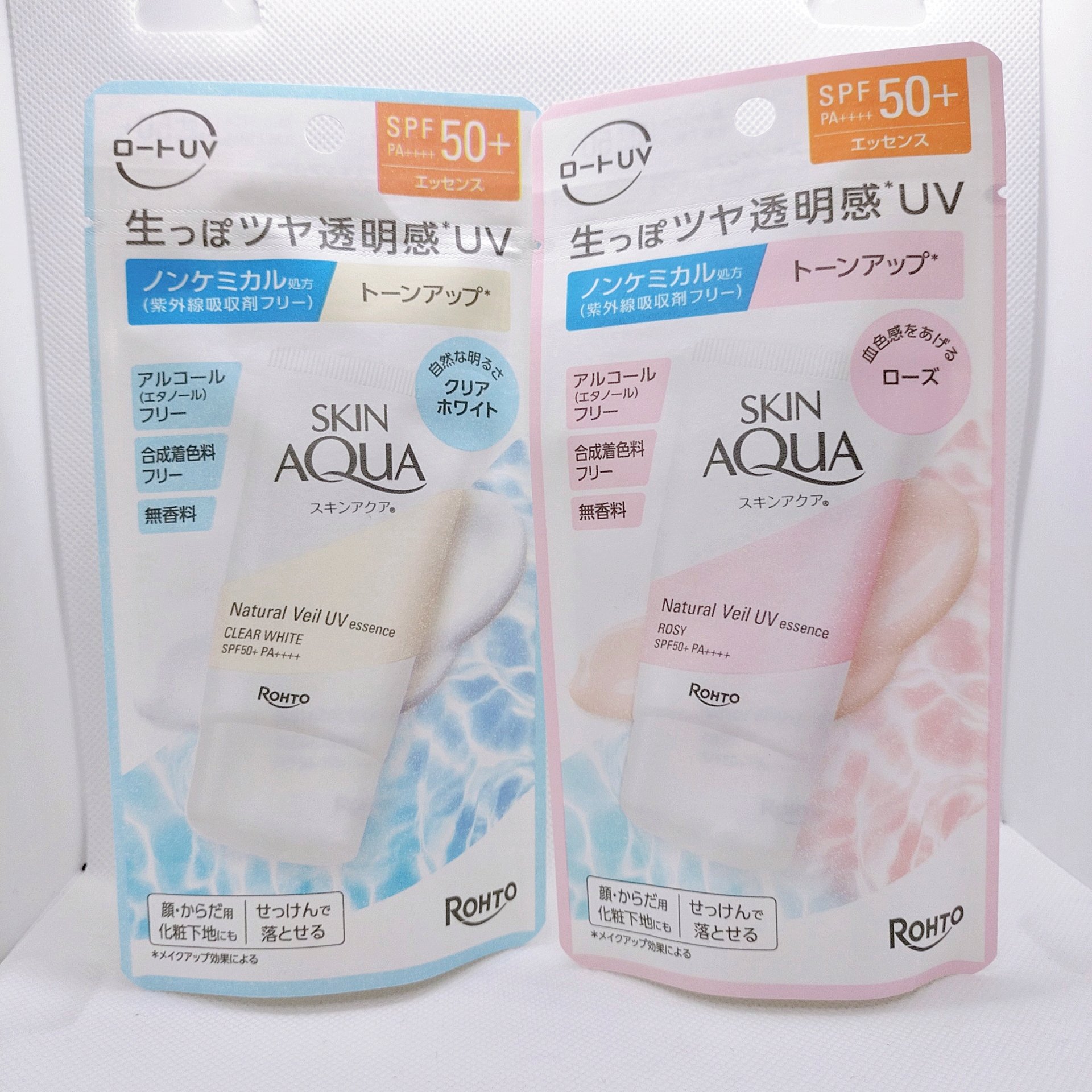 ナチュラルベールUVエッセンス/スキンアクア/日焼け止めクリームを使ったクチコミ（2枚目）