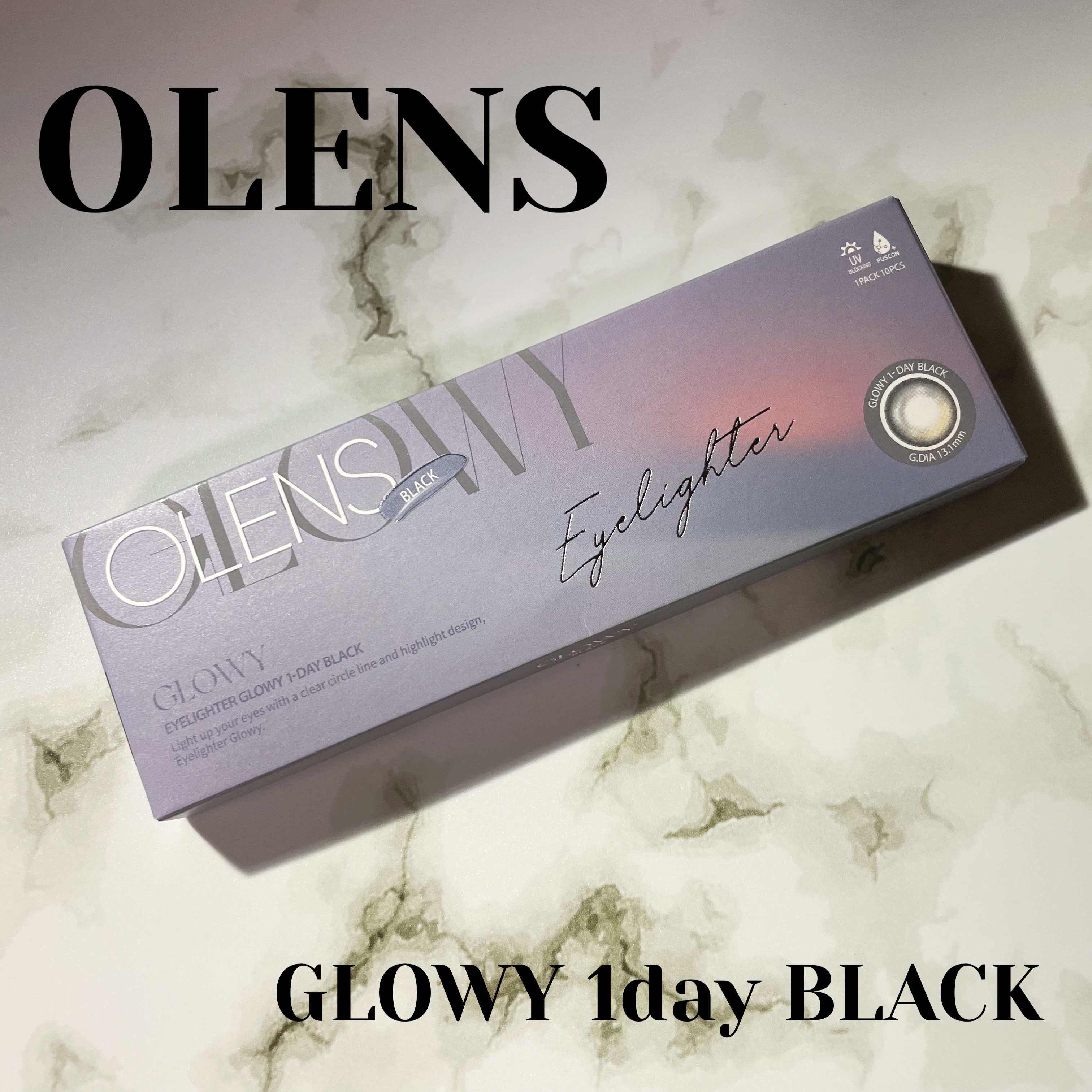 Glowy 1day/OLENS/ワンデー（１DAY）カラコンを使ったクチコミ（1枚目）