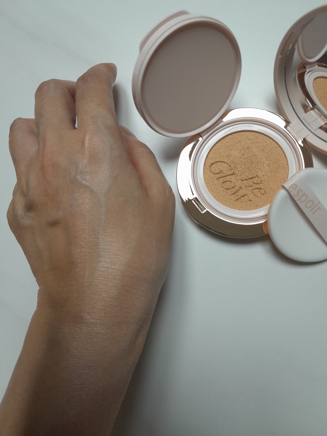 エスポア ビーグロー ボリュームクッション 22 ペタル/espoir/クッションファンデーションを使ったクチコミ（3枚目）