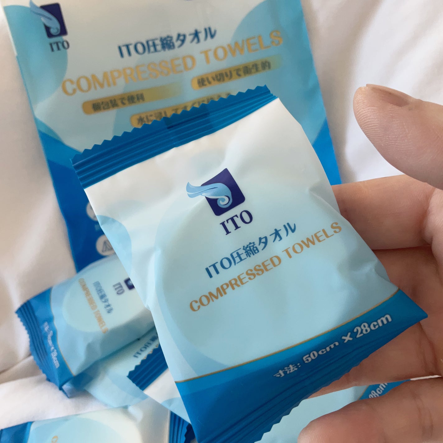 ITO圧縮タオル(大判)/ITO/クレンジングタオルを使ったクチコミ(2枚目)
