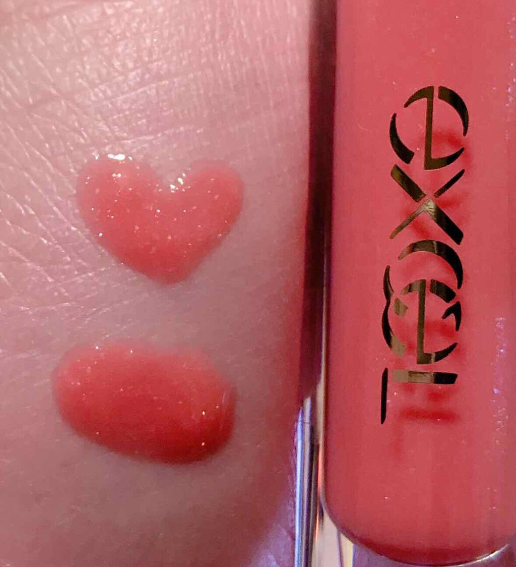 ニュアンスグロスオイル/excel/リップグロスを使ったクチコミ(3枚目)