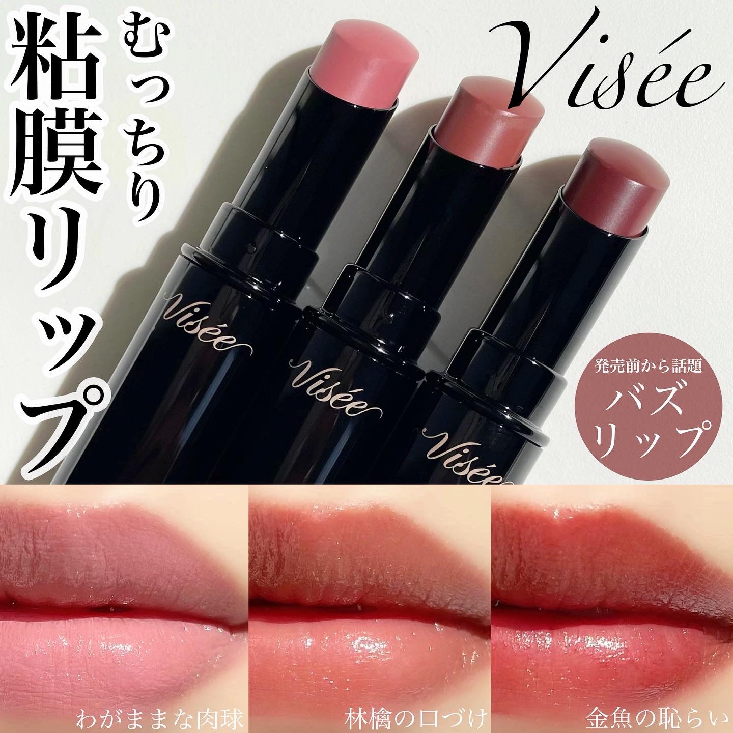 ネンマクフェイク ルージュ/Visée/口紅を使ったクチコミ（1枚目）