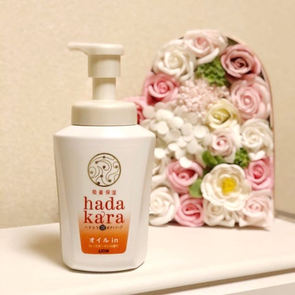 hadakaraボディソープ 泡で出てくるオイルインタイプ ローズガーデンの香り/hadakara/ボディソープを使ったクチコミ(1枚目)