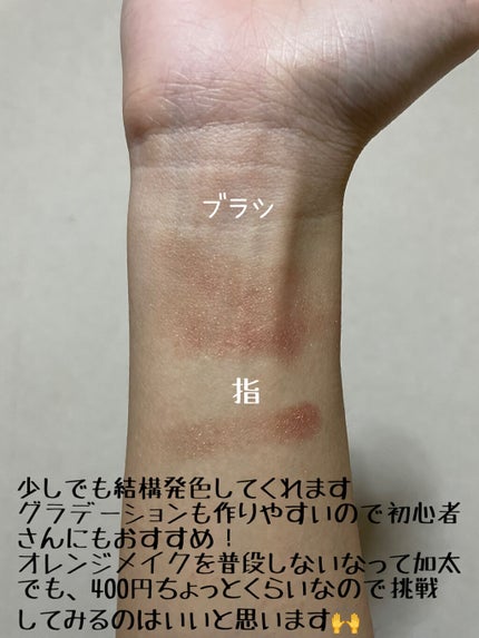 シングルカラーアイシャドウ/CEZANNE/単色アイシャドウを使ったクチコミ(2枚目)