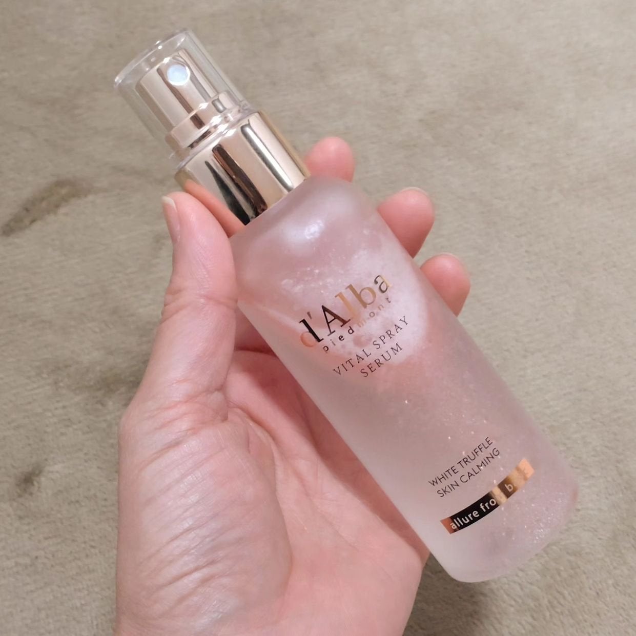 ダルバ ホワイトトリュフバイタルスプレーセラム/ダルバ/ミスト状化粧水を使ったクチコミ(7枚目)