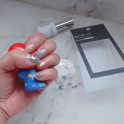 ネイルシール/3COINS/ネイルシールを使ったクチコミ(3枚目)