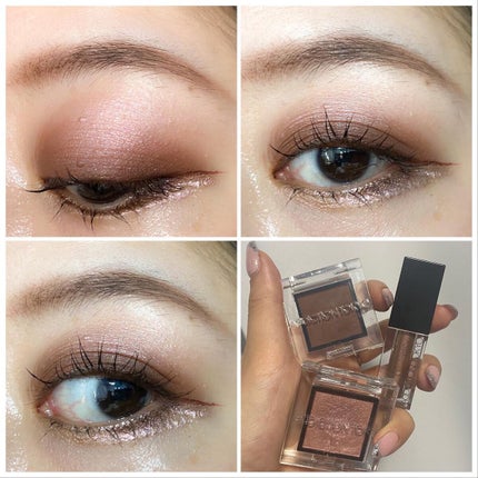 アディクション ザ アイシャドウ パール/ADDICTION/単色アイシャドウを使ったクチコミ(4枚目)