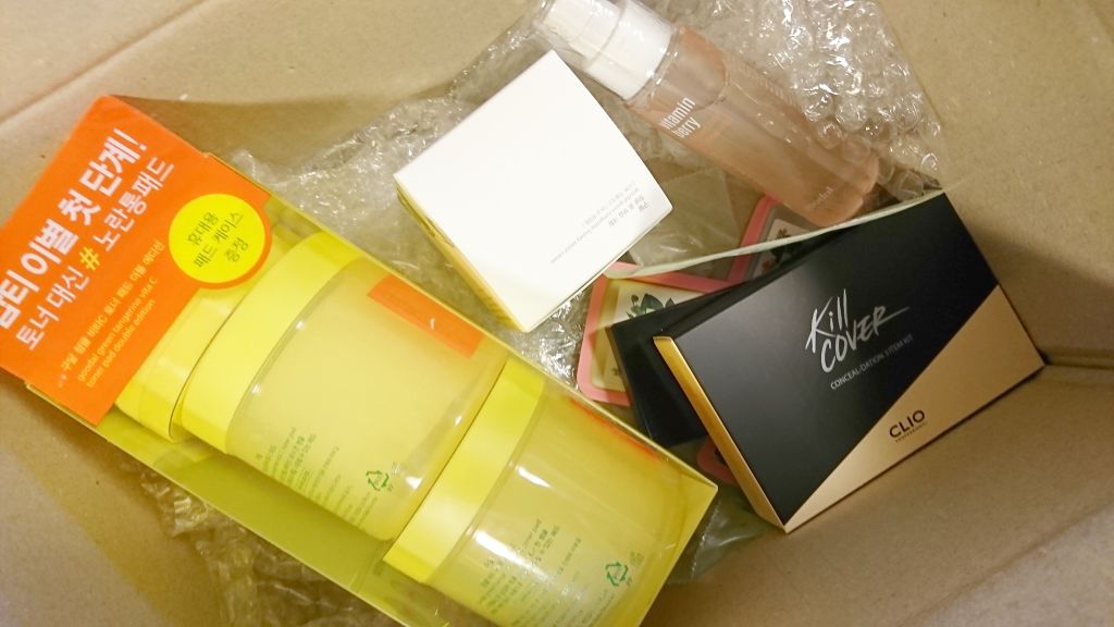 グリーンタンジェリン ビタCダークスポットケアパッド/goodal/トナーパッドを使ったクチコミ(1枚目)