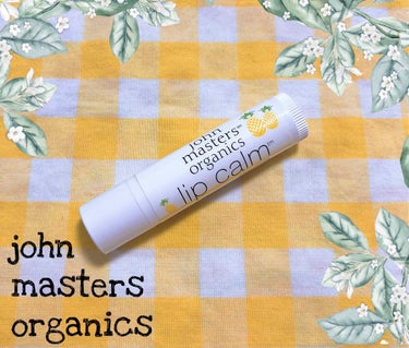 リップカーム パイナップル/john masters organics/リップケア・リップクリームを使ったクチコミ（1枚目）