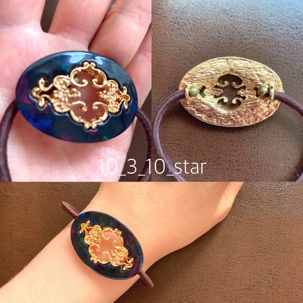 とみてぼし on LIPS 「👑100均 ヘアアクセサリーアンティーク調のデザインが可愛くて..」(2枚目)