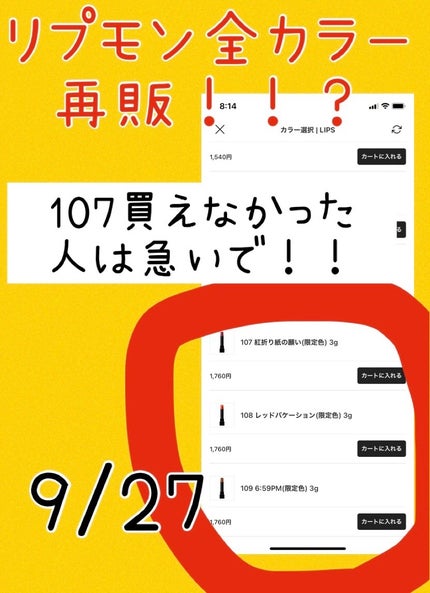 ケイト リップモンスター/KATE/口紅を使ったクチコミ(1枚目)