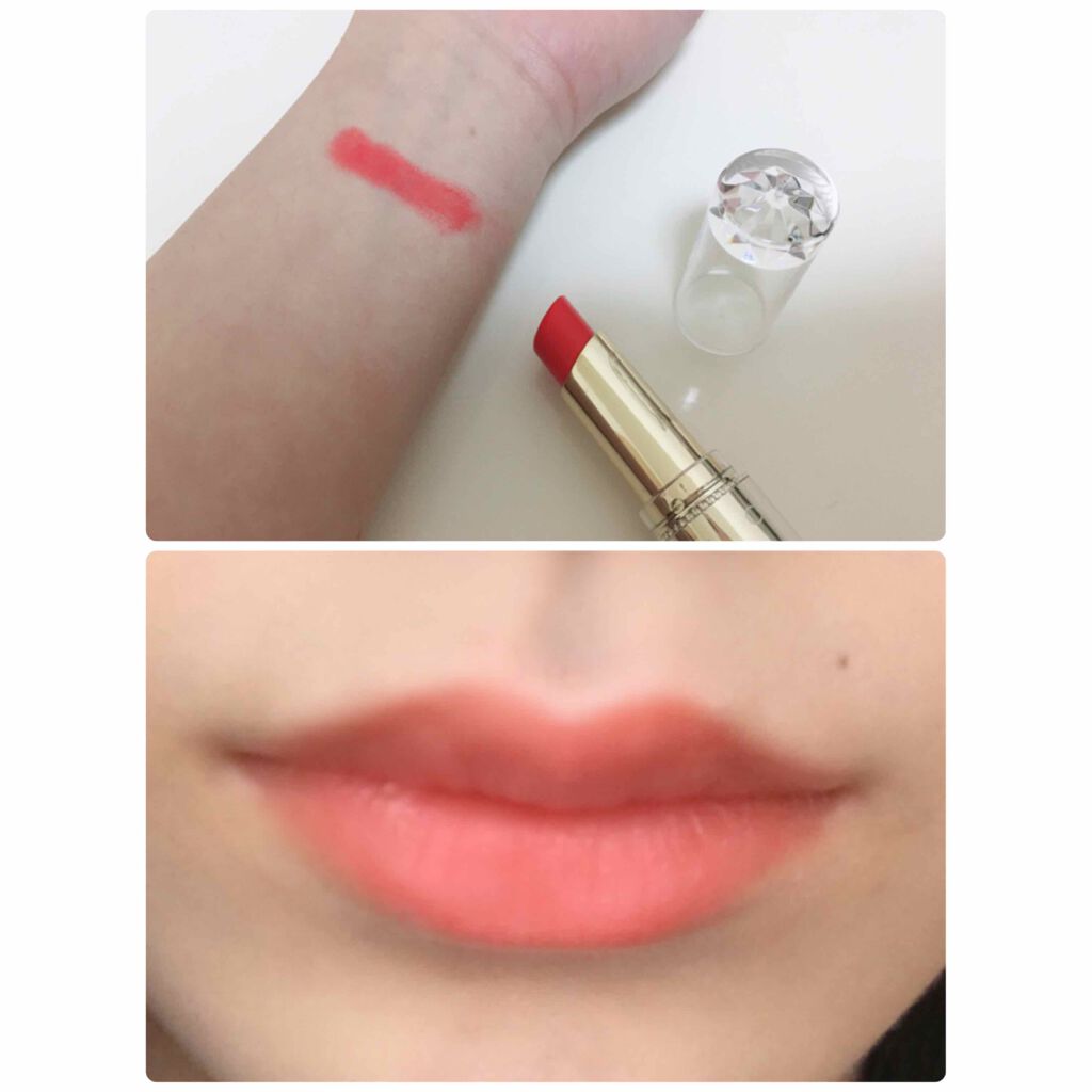 ラスティンググロスリップ/CEZANNE/口紅を使ったクチコミ（3枚目）