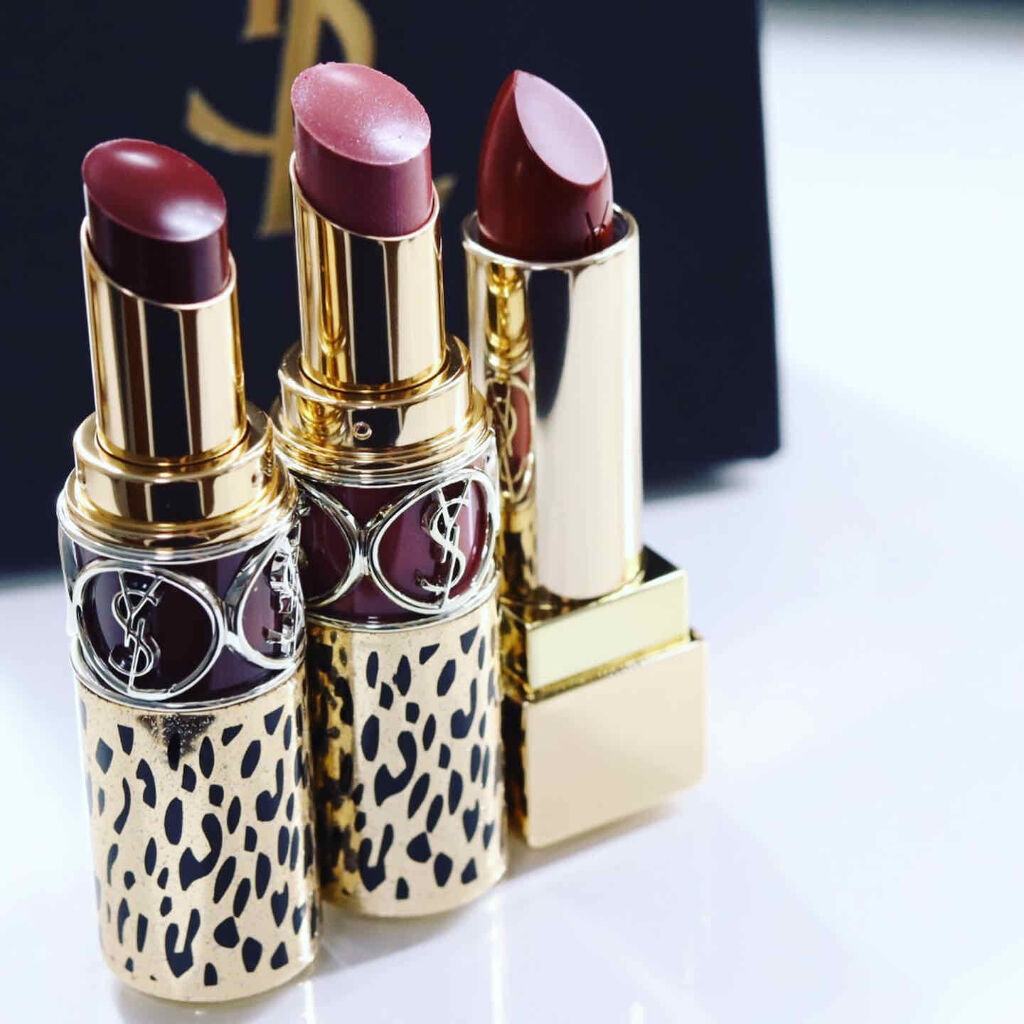 ルージュ ヴォリュプテ シャイン/YVES SAINT LAURENT BEAUTE/口紅を使ったクチコミ（2枚目）