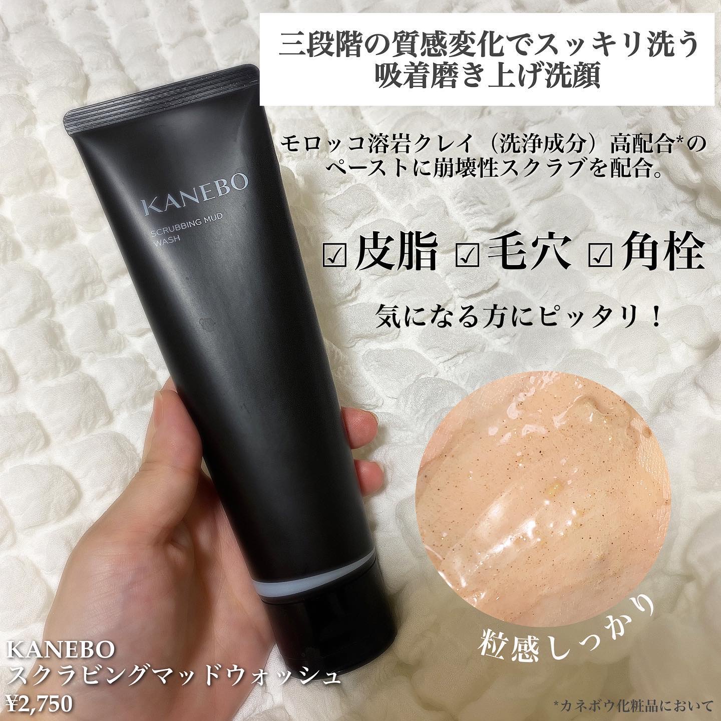 スクラビング　マッド　ウォッシュ/KANEBO/洗顔フォームを使ったクチコミ（2枚目）