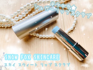 スカイ スウィート リップ スクラブ✨

地球と肌に優しいハイブリッド系スキンケアブランド、SNOW FOX SKINCAREより。
シュガータイプのリップスクラブ！

唇の角質が気になる、唇が荒れない