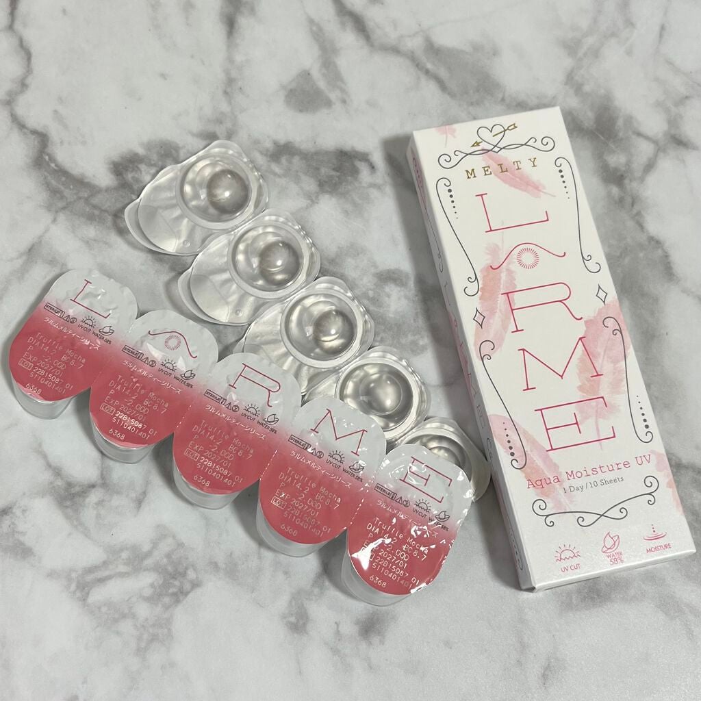 LARME MELTY SERIES(ラルムメルティシリーズ)/LARME/カラーコンタクトレンズを使ったクチコミ(2枚目)