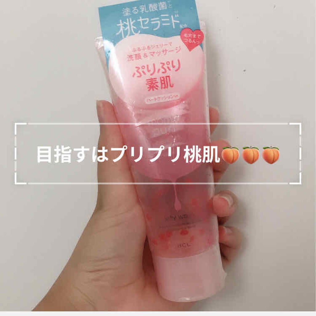 潤いジェリー洗顔/ももぷり/洗顔フォームを使ったクチコミ(1枚目)