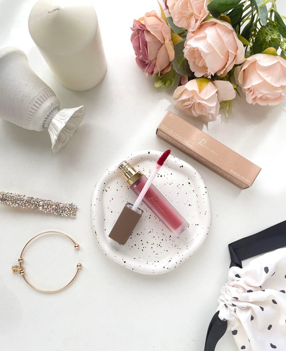 センシュアルフィックスティント/Ririmew/リップティントを使ったクチコミ(3枚目)