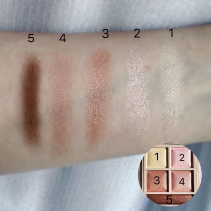 パノラマデザイン アイパレット/Visée/アイシャドウパレットを使ったクチコミ(6枚目)