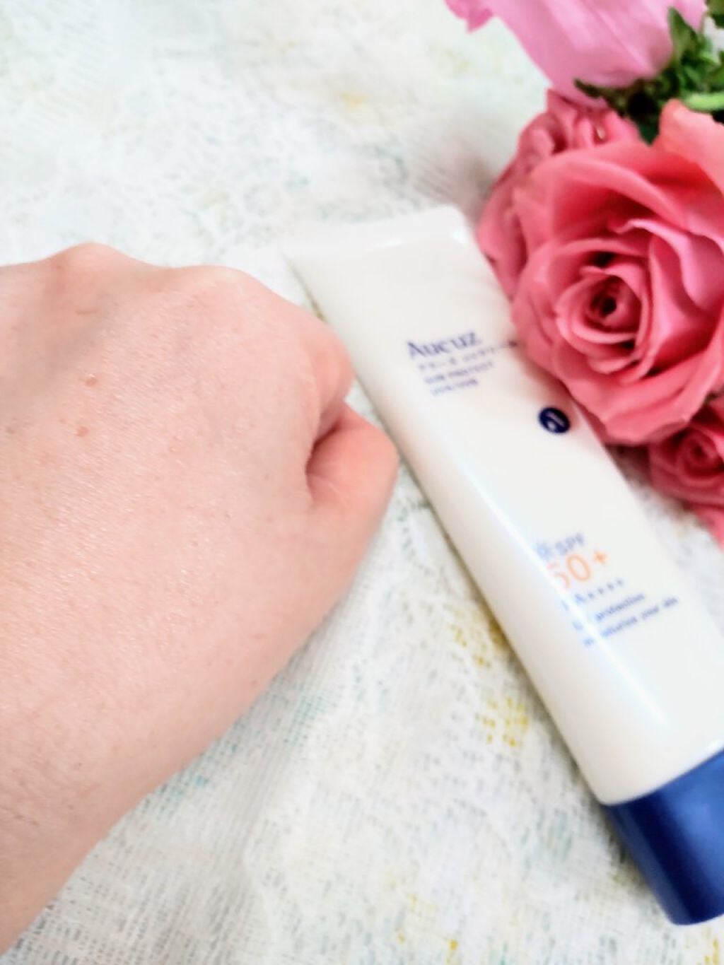 UVクリーム 日焼け止めクリーム /Aucuz/日焼け止めクリームを使ったクチコミ(3枚目)