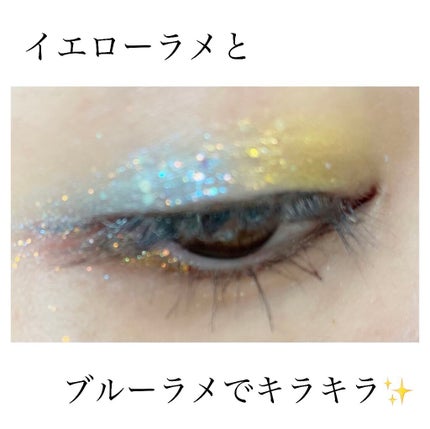 ColourPop fade into hueのクチコミ「#ColourPop
#fade into hue
#レモンソーダメイク
#イエロー
#ブルー.....」(3枚目)