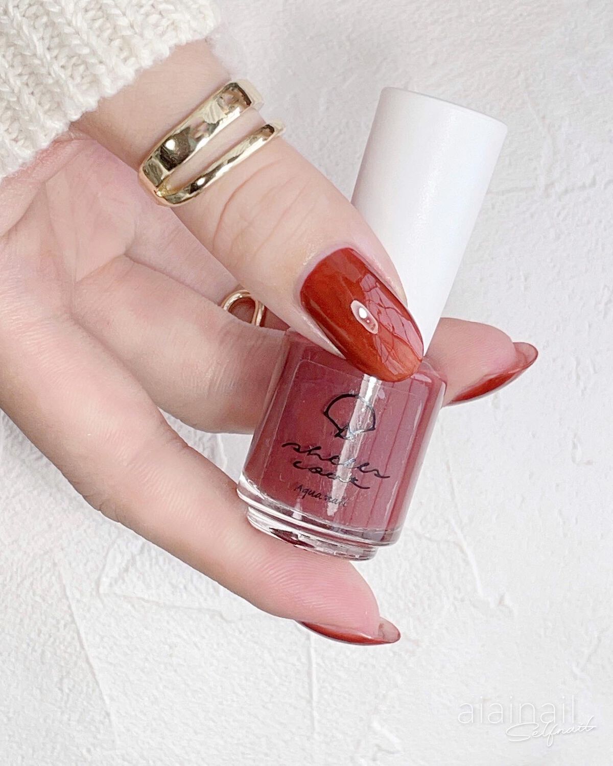 シェルズコート ラズベリーレッド/nail for all/マニキュアを使ったクチコミ（2枚目）