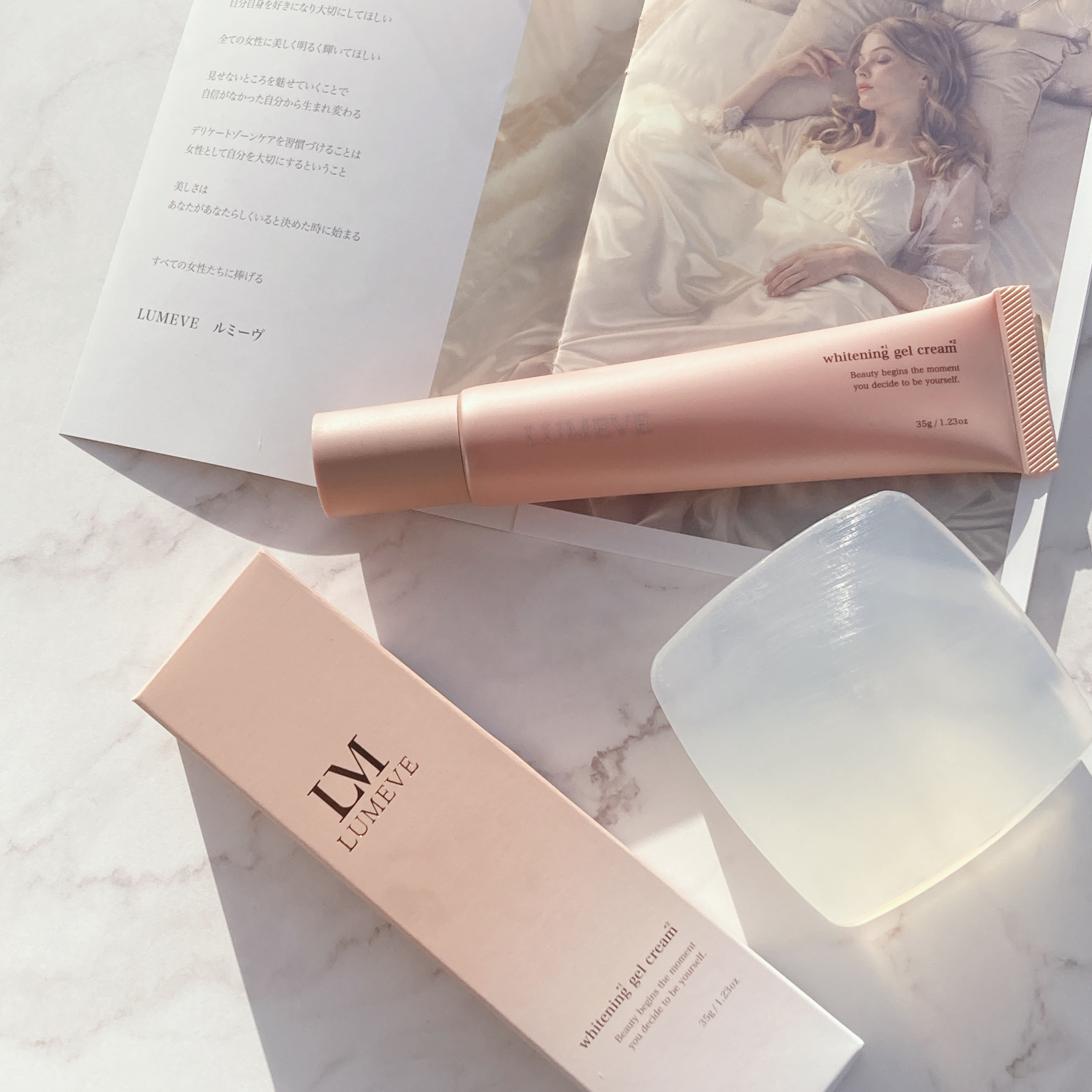 LUMEVEホワイトニングゲルクリーム/LUMEVE/デリケートゾーンケアを使ったクチコミ（1枚目）