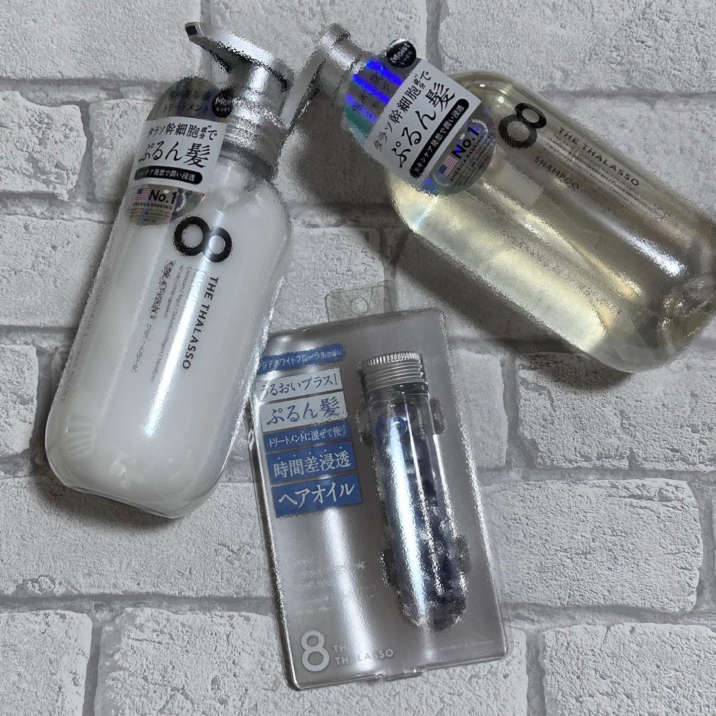 ハイドロポーション 美容液ヘアオイル（アクアホワイトフローラルの香り）/エイトザタラソ/ヘアオイルを使ったクチコミ（2枚目）