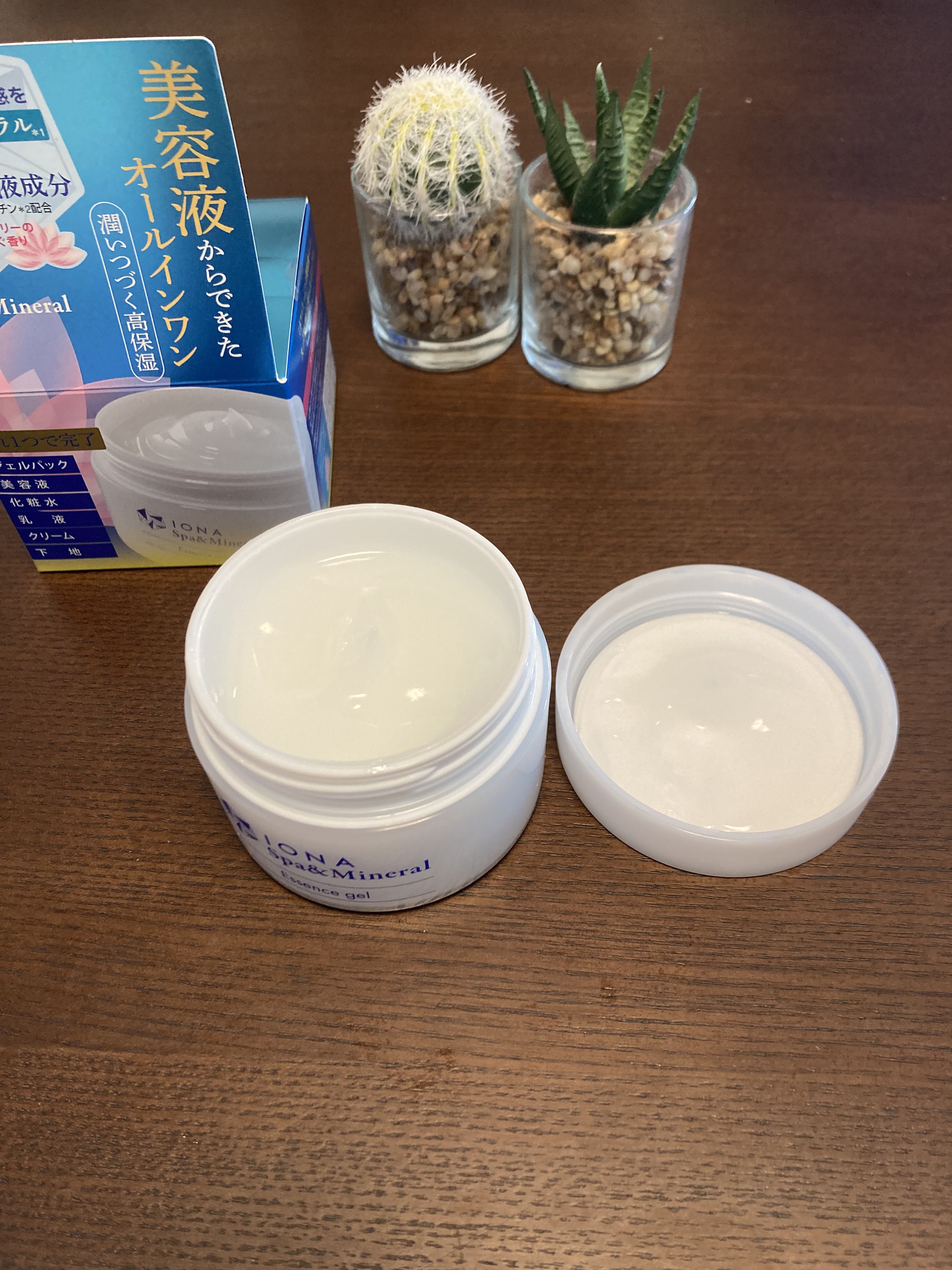 スパ＆ミネラル エッセンス ジェル/IONA/フェイスクリームを使ったクチコミ（2枚目）