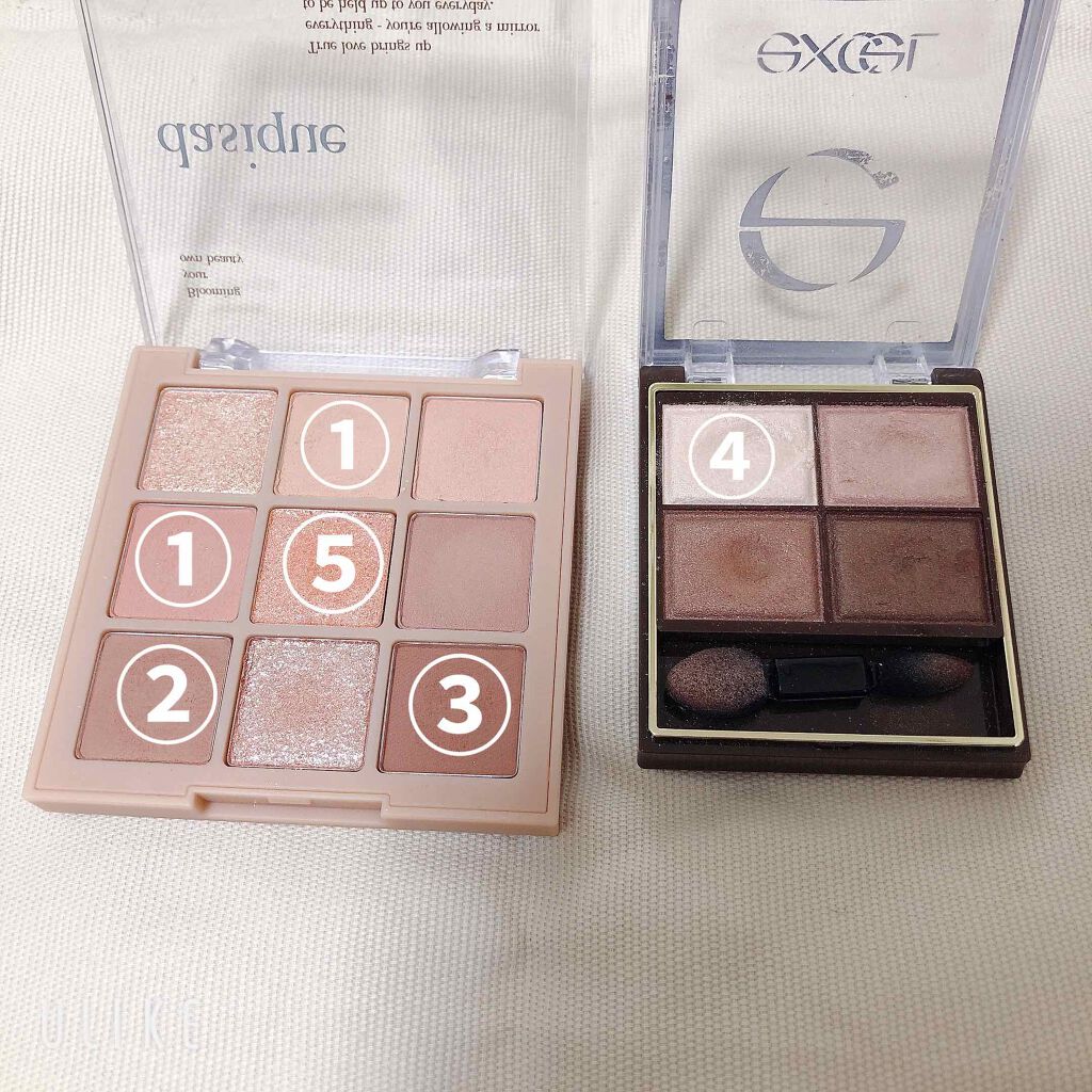 スキニーリッチシャドウ/excel/アイシャドウパレットを使ったクチコミ（2枚目）