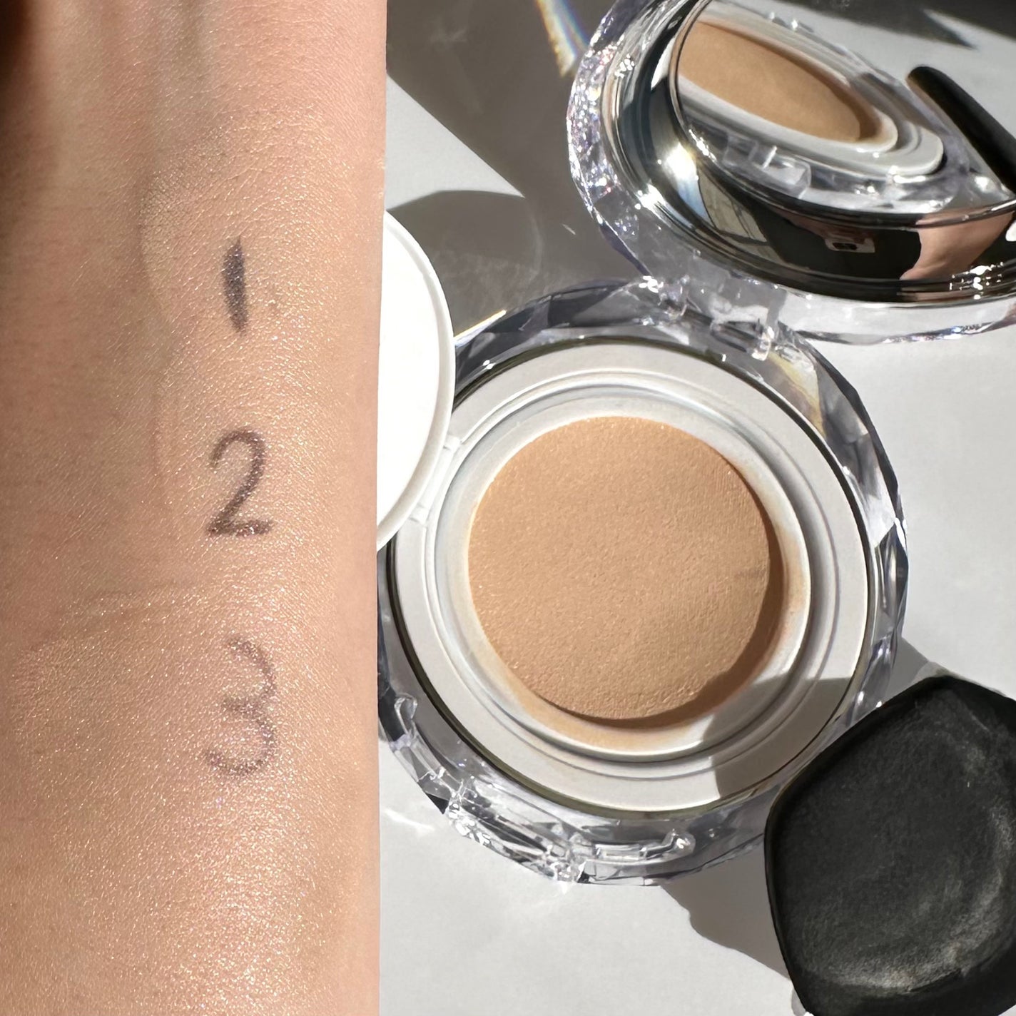 マスクフィット クリスタルメッシュクッション/TIRTIR(ティルティル)/クッションファンデーションを使ったクチコミ(3枚目)