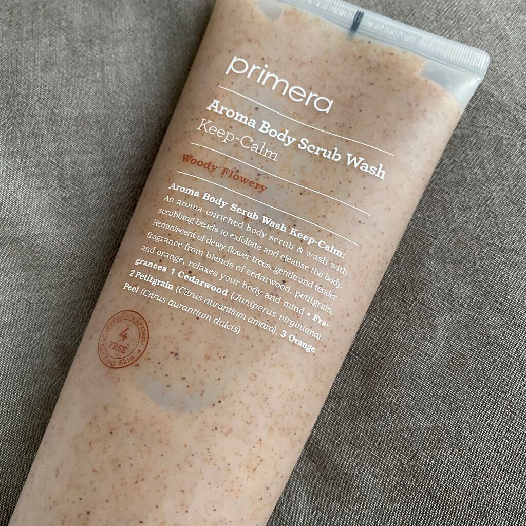 アロマボディスクラブウォッシュ/primera/ボディスクラブを使ったクチコミ(2枚目)